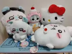 5個まとめ売り 新品タグ付き　ちいかわ　モモンガ　モフサンド　キティちゃん