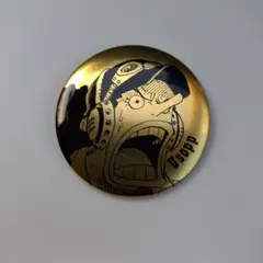 ONE PIECE ナツコミ ゴールド 缶バッジ ウソップ