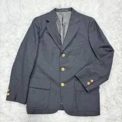 【極美品✨】ジェイプレス テーラードジャケット 金ボタン ウール グレー 卒業式