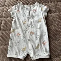 H&M ベビー ロンパース 花柄 68cm