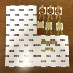 FEILER フェイラー ショップ袋 クリスマスシール リボン3セットのサムネイル
