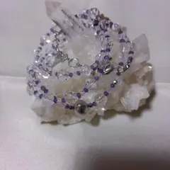 グラウディング　ギベオン隕石　亀甲天珠　4連ブレスレット