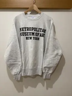 美品champion reverse weave メトロポリタン美術館 Lサイズ