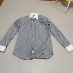 長袖シャツ ストライプ クレリック