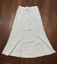 GU　フラワープリント♡マーメイドスカート　ミント　花柄　フレア　キレイめ