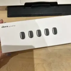 ohora ブラック ジェルネイルチップ