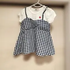 POLO Baby ギンガムチェック 重ね着風 トップス 80のサムネイル