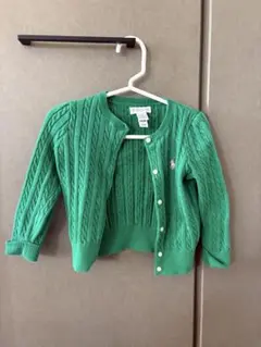 ラルフローレンケーブルニット カーディガン 18m