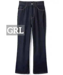 981 GRL ハイウエストセミフレアデニムパンツのサムネイル