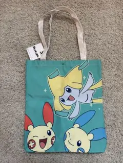 ポケモン　トートバッグ　アミューズメント　　ジラーチ　プラスル　マイナン