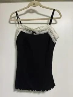 レッセパッセ パールビジュー キャミソール 黒 リボンのサムネイル