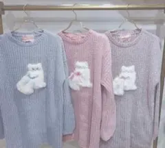 Swankiss 猫ニットワンピースのサムネイル