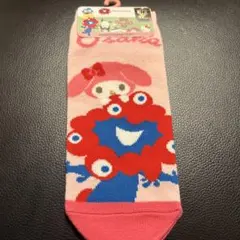 マイメロ×ミャクミャク靴下❤️