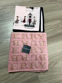 バーバリー　ハンカチタオル　ハンカチセット