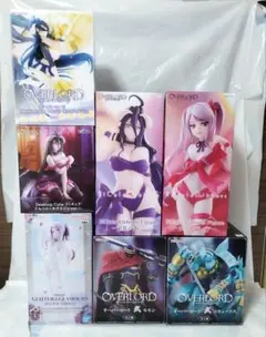 オーバーロード　アインズ他未開封プライズフィギュア8個まとめ売り オーバーロード アインズ他未開封プライズフィギュア8個まとめ売り