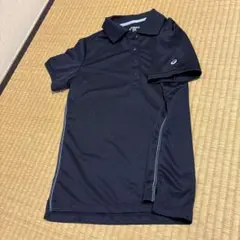 asics ネイビーポロシャツ M