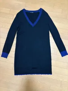 rag & bone/JEAN ネイビー Vネック ワンピース