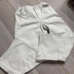 UNIQLO 130サイズ ホワイトパンツ