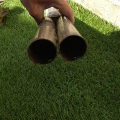 金属製二重管マフラー部品