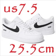 Supreme Air Force 1 Low /White/ 25.5cm ①