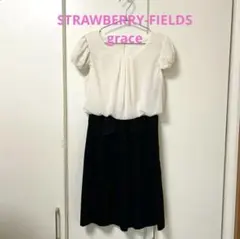 STRAWBERRY-FIELDS grace フォーマルワンピース　S