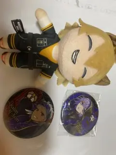 ツイステセット缶バッチぬいぐるみ