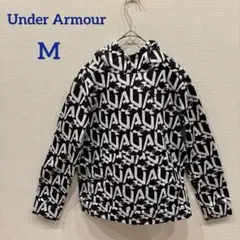 美品✨️Under Armour 【M】アンダーアーマーブラックホワイトパーカー