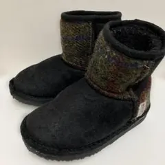 キッズブーツ　16㎝　ハリスツイード×しまむら