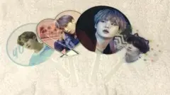 BTS SUGA ユンギ ミニうちわ 4点セット