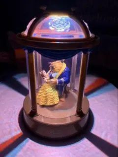 ディズニー 美女と野獣 ランタン型オルゴールランプ