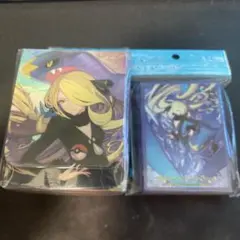ポケカ シロナの決起 デッキケース シロナ&ガブリアス スリーブ 各1個