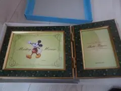 新品未使用　ディズニー　写真２枚対応　フォトスタンド　フォトフレーム