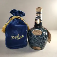 未開栓 シーバス ロイヤルサルート ウイスキー 21年 700ml 陶器 青