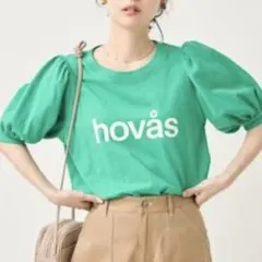 【FREAK'S STORE】パフスリーブ ロゴ TEE Tシャツ グリーン