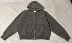 Bless U ジップパーカー　Lサイズ　ダークグレー
