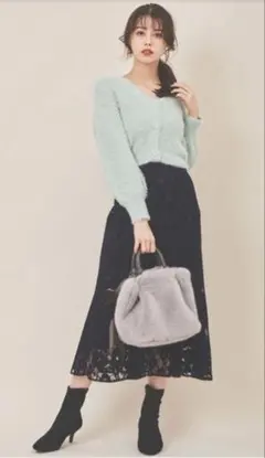 【新品タグ付き】31 Sons de mode レース　タイトスカート