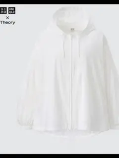 新品　UNIQLO×Theory ポケッタブルUVカットオーバーサイズパーカーのサムネイル