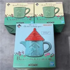 一番くじ ムーミンやしき ティーポット＆80th記念マグカップ - メルカリ