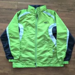 YONEX ヒートカプセル 裏地付　ウインドブレーカー　ジャケット L グリーン