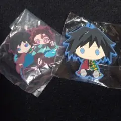 鬼滅の刃ラバーキーホルダー冨岡義勇2点セット