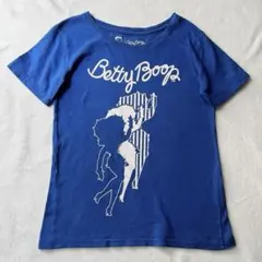 ベティちゃん ベティ・ブープ Betty Boop 半袖Tシャツ ブルー　【M】のサムネイル