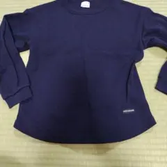 Petit main　紺色　ワッフル長袖　130センチ