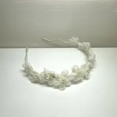 ウェディング ヘッドドレス カチューシャ