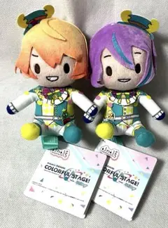 プロセカ ワンダショ ふわぷち ミニぬいぐるみ 聖なる夜に 天馬 神代 2点 ⑵