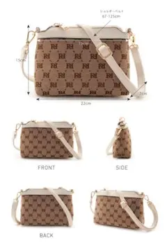 FIRANO VITA　ジャガードショルダーバッグ