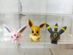 ポケモン　フィギュア　びっくらたまご　イーブイ　ブラッキー　エーフィ　3体セット