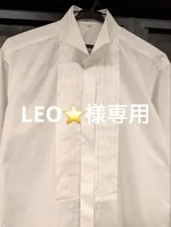 メンズ　ドレスシャツ　Lサイズ　プリーツあり