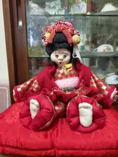 B*o様 【中古】ぶす姫 日本人形 アンティーク 赤 べっこう 伝統工芸 鼈甲 ぶす姫 - メルカリ