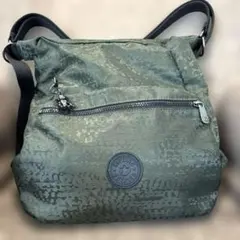 キプリング kipling ショルダーバッグ リュック 2way カーキ 緑のサムネイル