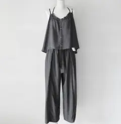 シニカル テンセル デニム トップス キャミ パンツ　セットアップ CYNICAL 】テンセルデニム ✕ ショーゼットシャツ | valance